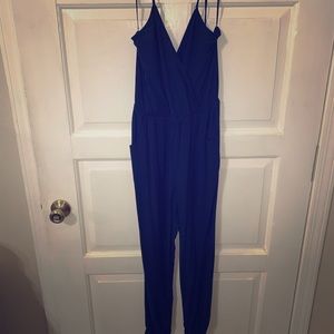 Navy Romper